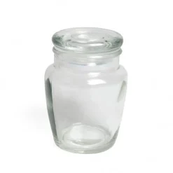 Kruidenpotjes*DILLE & KAMILLE Kruidenpotje met glazen deksel, taps, 150 ml