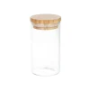 Kruidenpotjes*DILLE & KAMILLE Kruidenpotje rond, hittebestendig glas, bamboe dop120 ml