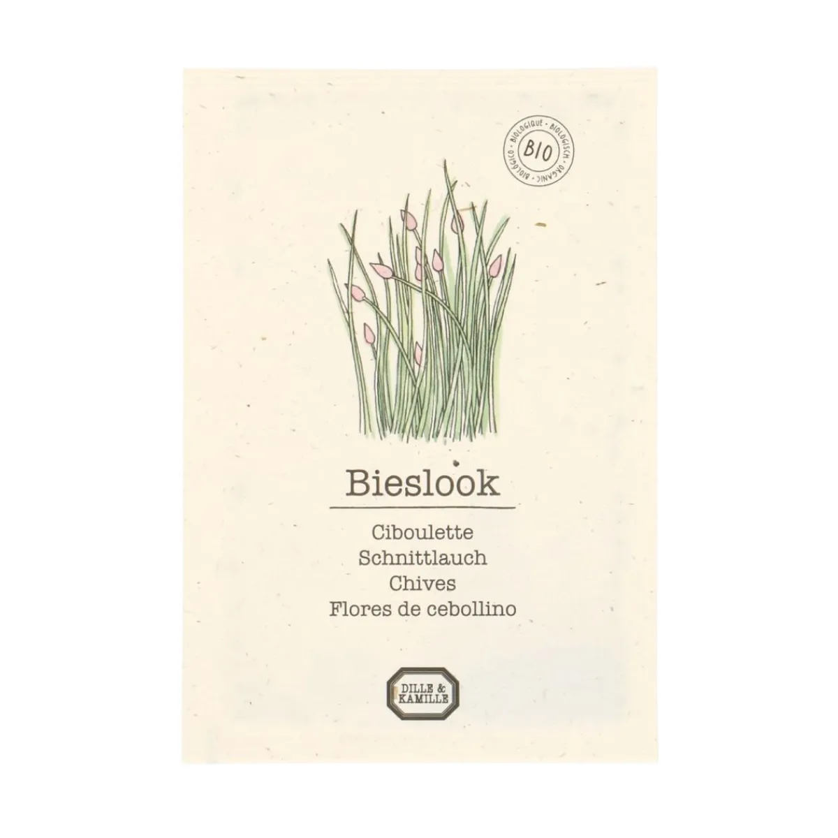 Zaaien*DILLE & KAMILLE Kruidenzaden, biologisch, bieslook, 0.25 g, 0.25 g