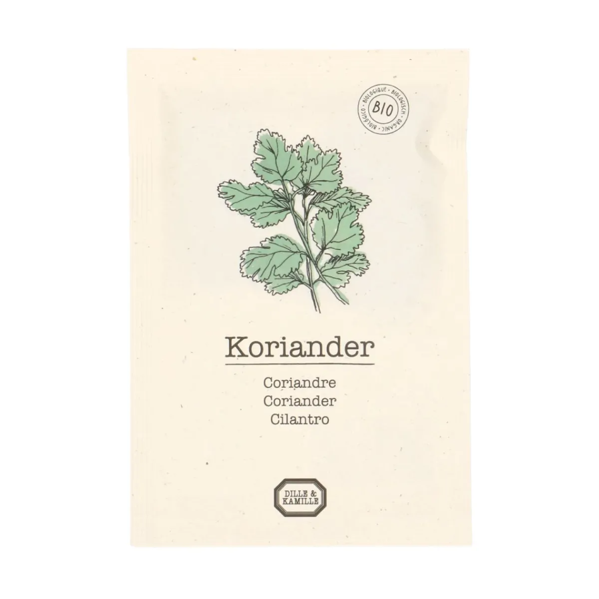 Zaaien*DILLE & KAMILLE Kruidenzaden, biologisch, koriander, 3 g