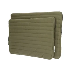 Laptop Hoezen En Etuis*DILLE & KAMILLE Laptophoes, katoen, mosgroen, 16 inch