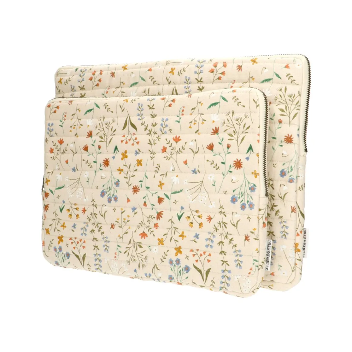 Laptop Hoezen En Etuis*DILLE & KAMILLE Laptophoes, katoen, veldbloemen, 13 inch