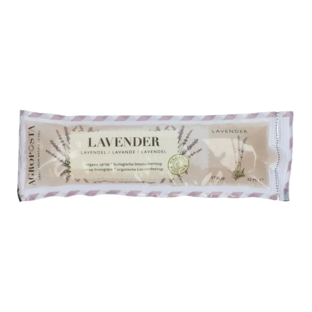 Siropen*DILLE & KAMILLE Limonadesiroop, lavendel, zakje 32 ml