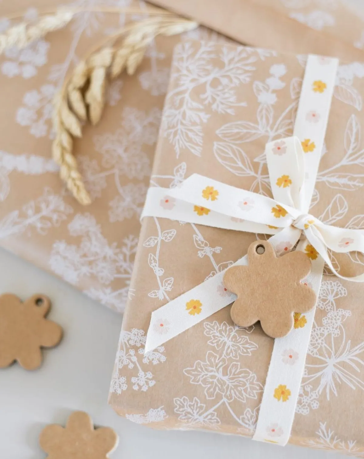 Cadeau Lint|Cadeauversiering*DILLE & KAMILLE Lint, bloemen