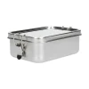 Brooddoos*DILLE & KAMILLE Lunchbox met siliconen ring, RVS, 850 ml