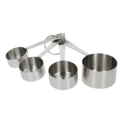 Maatbekers & Maatlepels|Overige Keukenaccessoires*DILLE & KAMILLE maatpannetjes set/4 rvs