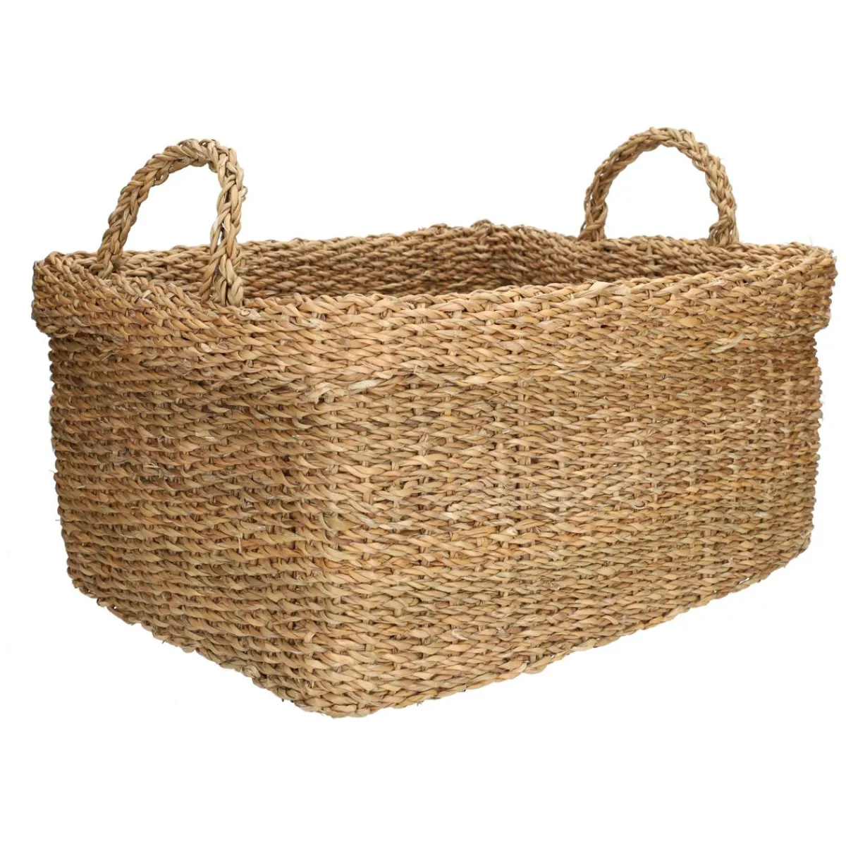Herfst Decoratie|Rieten Manden*DILLE & KAMILLE Mand, zeegras, rechthoekig, groot
