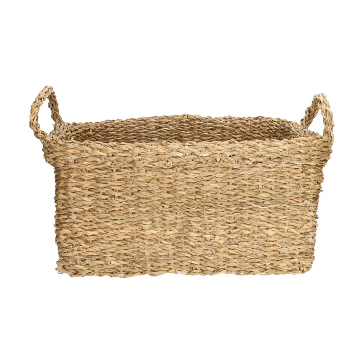 Herfst Decoratie|Rieten Manden*DILLE & KAMILLE Mand, zeegras, rechthoekig, middel