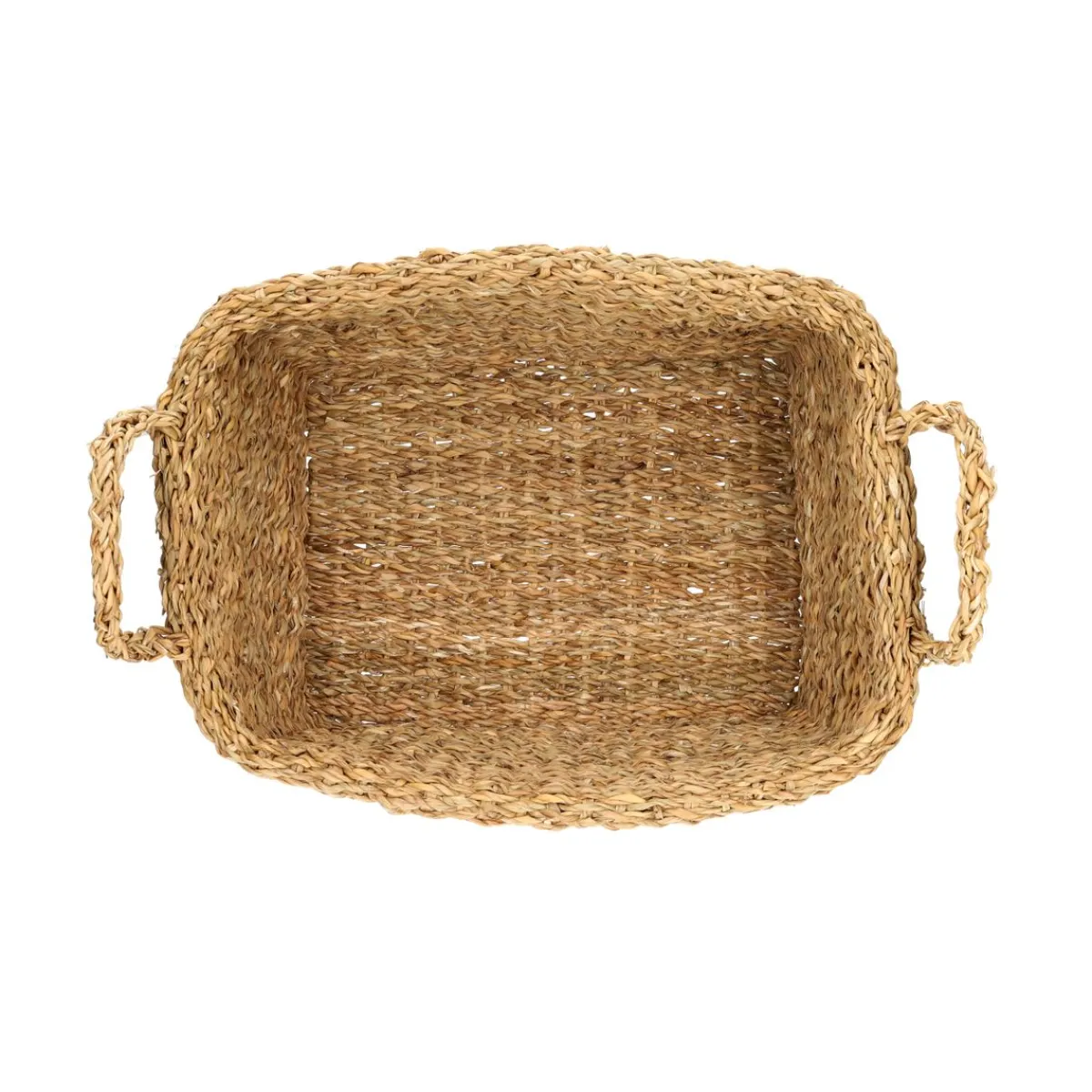 Herfst Decoratie|Rieten Manden*DILLE & KAMILLE Mand, zeegras, rechthoekig, middel