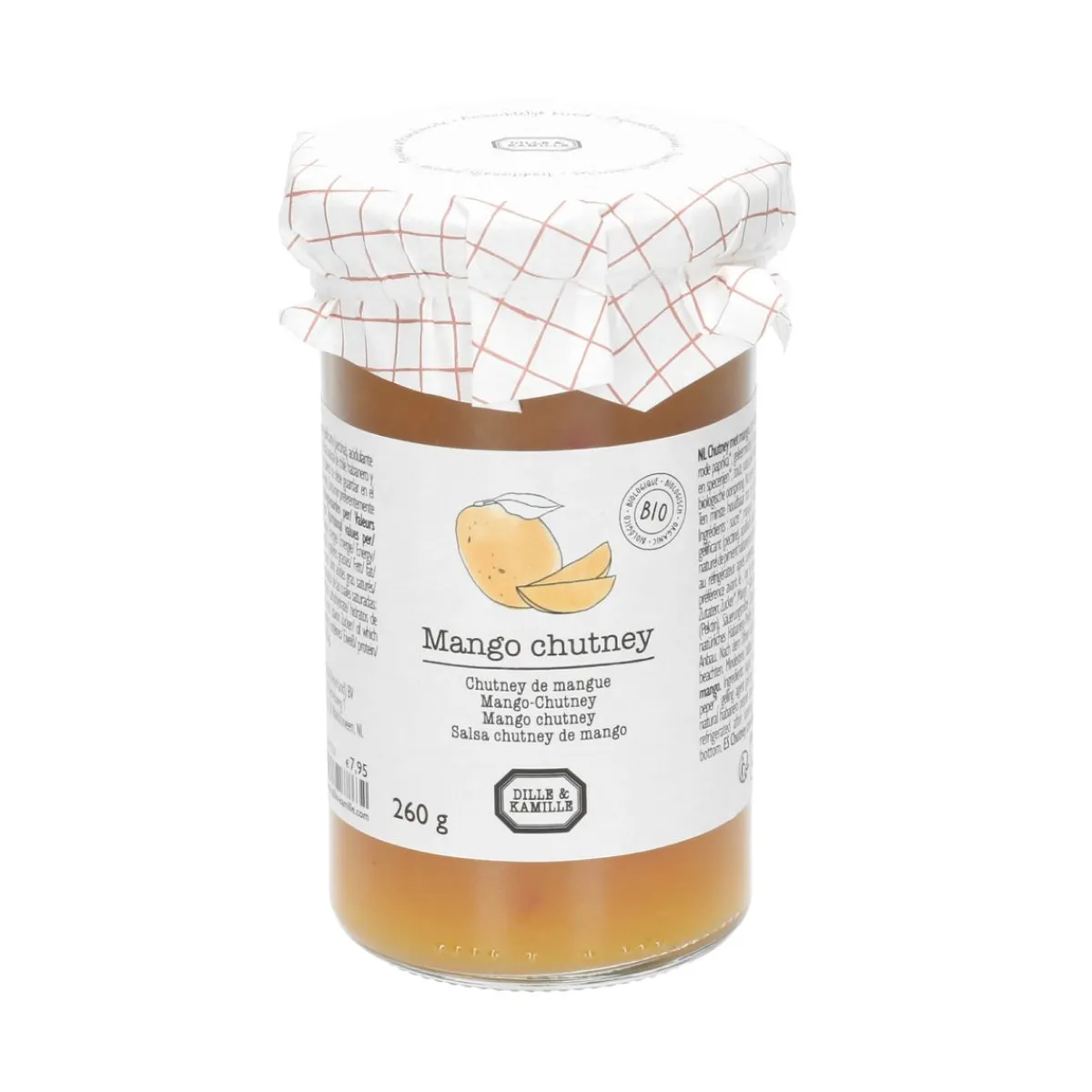 Chutneys*DILLE & KAMILLE Mangochutney, biologisch, 260 gram