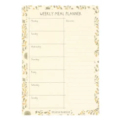 Kalenders & Planners*DILLE & KAMILLE Menuplanner, guirlande, A5