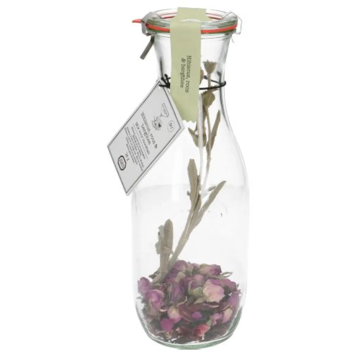Mix Voor Fruitwater*DILLE & KAMILLE Mix voor mocktail hibiscus/roos/bergthee 26 gram