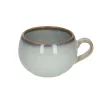 Koffiekopjes|Theekopjes*DILLE & KAMILLE Mok rond reactieve glazuur, steengoed, grijs, Ø 9 cm