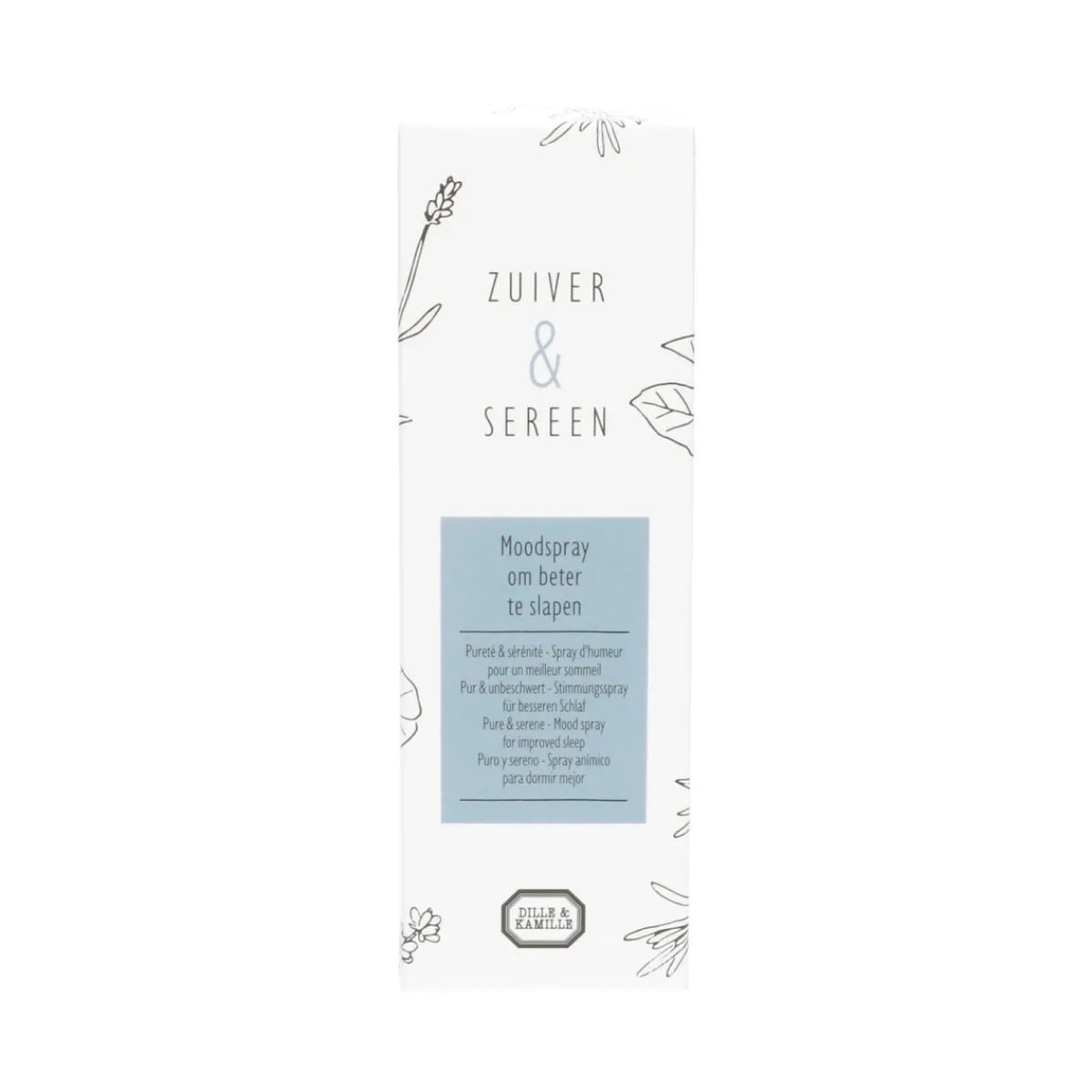 Roomspray*DILLE & KAMILLE Moodspray Zuiver & Sereen