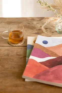 Schriftjes & Notitieboeken|Knutselspullen*DILLE & KAMILLE Notitieboek, boslandschap, A4