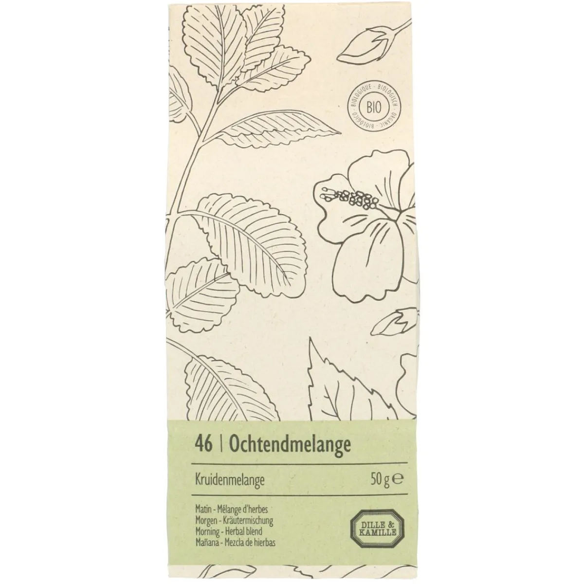 Thee*DILLE & KAMILLE Ochtendmelange, Kruidenmelange, biologisch, 50 g