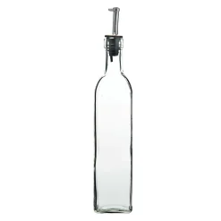 Flessen*DILLE & KAMILLE Olie- of azijnfles, glas, 500 ml