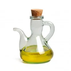 Kannen|Italiaans Koken*DILLE & KAMILLE Olie- of azijnkannetje, groen gerecycled glas , 250 ml