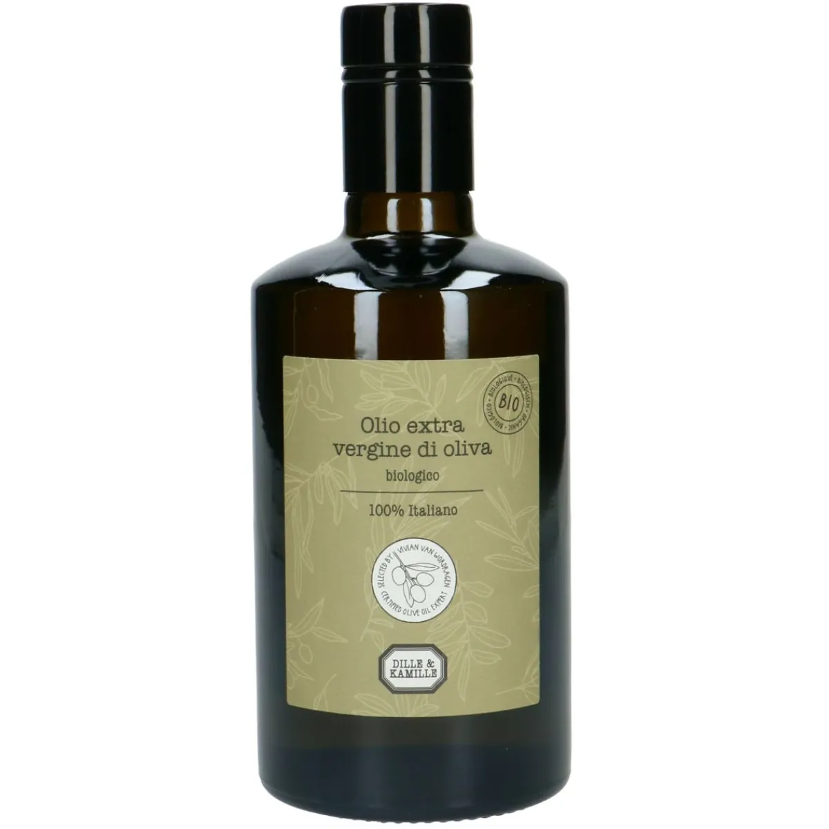 Olijfolie|Italiaans Koken*DILLE & KAMILLE Olijfolie extra vierge, biologisch, 500 ml