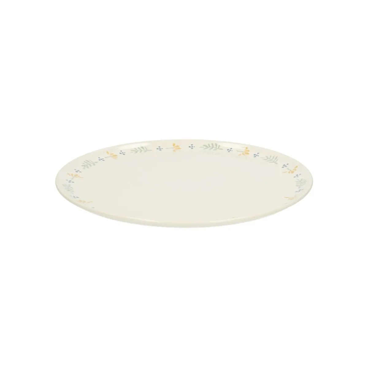 Goed Gevulde Hapjesplank|Borden*DILLE & KAMILLE Ontbijtbord, steengoed, strooitakje, Ø23 cm