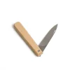 Messen|Keuken- & Schilmessen*DILLE & KAMILLE Opvouwbaar mesje, Nogent, beukenhouten handvat, 18 cm