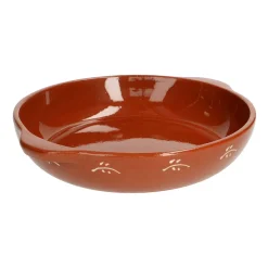 Ovenschalen*DILLE & KAMILLE Ovenschaal met takjes, terracotta, Ø 25 cm