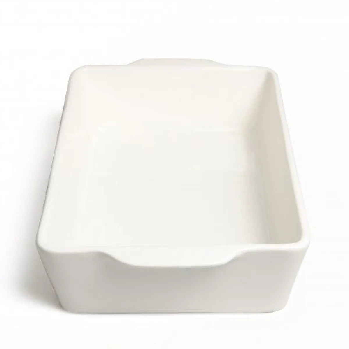 Ovenschalen*DILLE & KAMILLE Ovenschaal wit, porselein, 33 cm