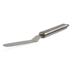 Overige Keukenaccessoires*DILLE & KAMILLE Palet-/ glaceermes, gebogen, roestvrijstaal 24 cm