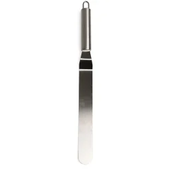 Keuken- & Schilmessen|Bakartikelen*DILLE & KAMILLE Palet-/ glaceermes, gebogen, roestvrijstaal 37 cm