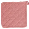 Pannenlappen*DILLE & KAMILLE Pannenlap, bio-katoen, oud roze gemêleerd
