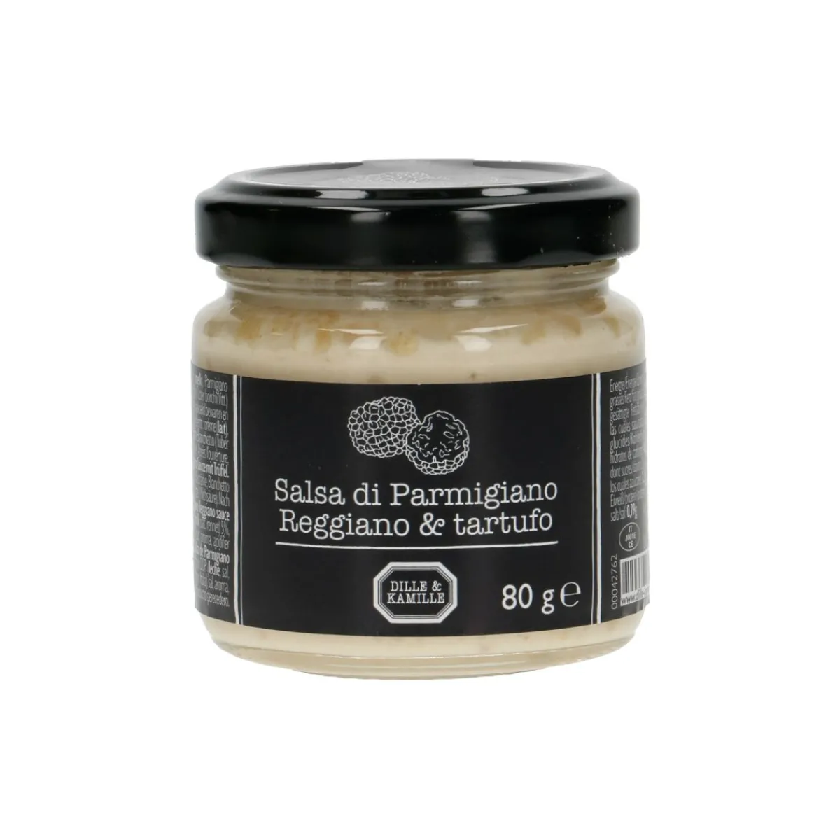 Sauzen|Dips & Smeersels*DILLE & KAMILLE Parmezaanse kaassaus met truffel, 80 gram