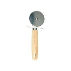 Overige Keukenaccessoires|Keuken- & Schilmessen*DILLE & KAMILLE Pizzasnijder met handvat, rubberhouten, rvs