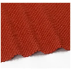 Placemats*DILLE & KAMILLE Placemat geribbeld, GOTS bio-katoen, bordeaux rood, 35 x 50 cm