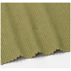 Placemats*DILLE & KAMILLE Placemat geribbeld, GOTS bio-katoen, saliegroen, 35 x 50 cm