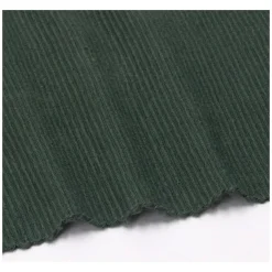 Placemats*DILLE & KAMILLE Placemat geribbeld, GOTS bio-katoen, donkergroen, 35 x 50 cm