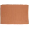Placemats*DILLE & KAMILLE Placemat geribbeld, GOTS bio-katoen, bruin, 35 x 50 cm
