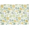 Placemats*DILLE & KAMILLE Placemat geribbeld, GOTS bio-katoen, bladmotief, 35 x 50 cm
