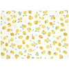 Placemats*DILLE & KAMILLE Placemat geribbeld, GOTS bio-katoen, citroenen, 35 x 50 cm