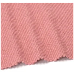 Placemats*DILLE & KAMILLE Placemat geribbeld, GOTS bio-katoen, donker roze, 35 x 50 cm