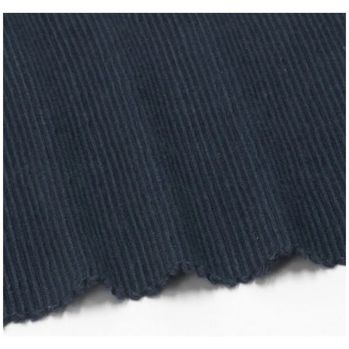 Placemats*DILLE & KAMILLE Placemat geribbeld, GOTS bio-katoen, indigo blauw,35 x 50 cm