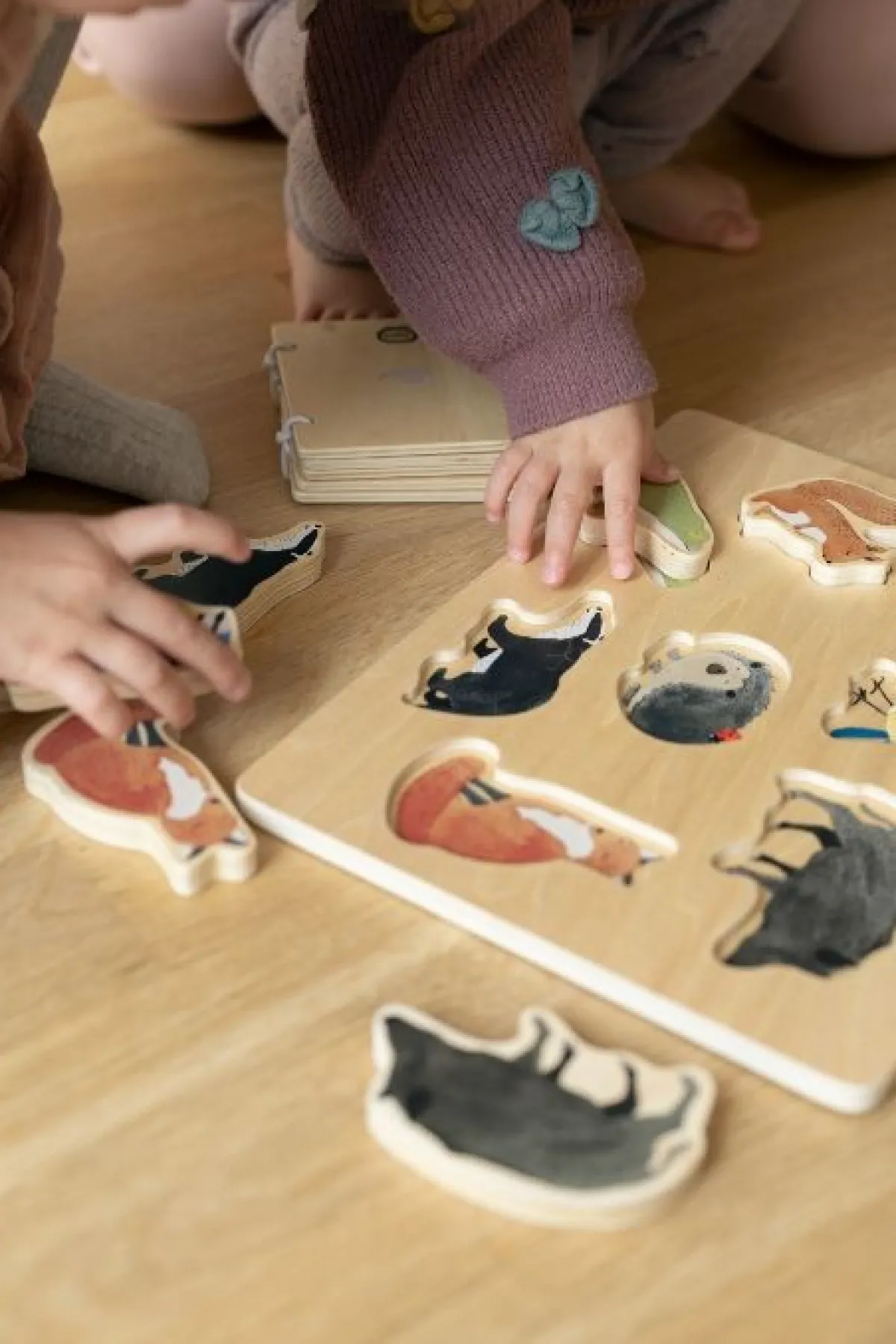Puzzels|Speelgoed Voor 2 Jaar*DILLE & KAMILLE Puzzel, hout, bosdieren figuren