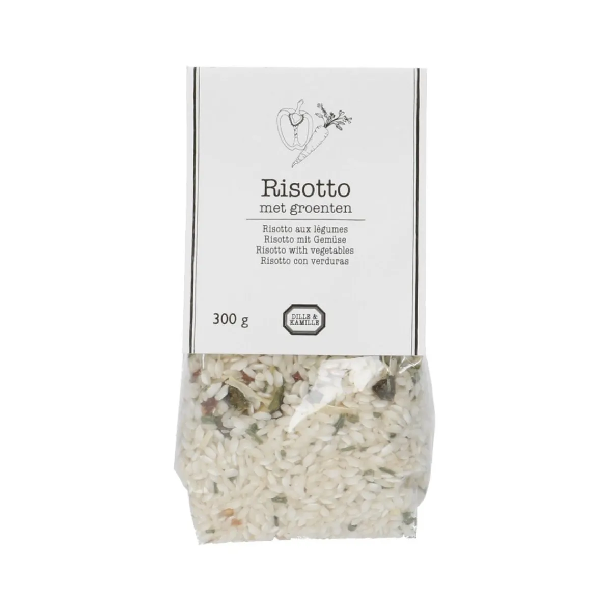 Rijst|Italiaans Koken*DILLE & KAMILLE Risotto met groenten, 300 g