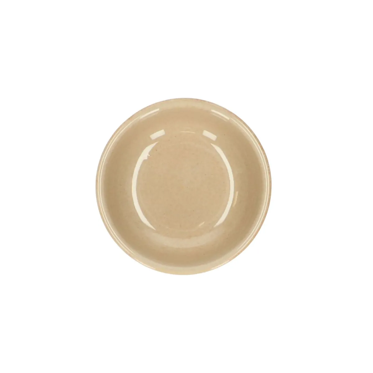 Theetipjes|Schalen*DILLE & KAMILLE Schaal, reactief glazuur, steengoed, zand, Ø 7.5 cm