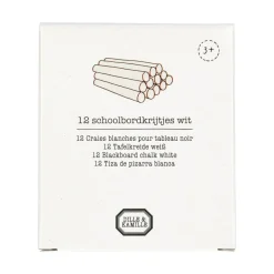 Schrijven & Tekenen|Knutselspullen*DILLE & KAMILLE Schoolbordkrijt, 12 stuks, wit