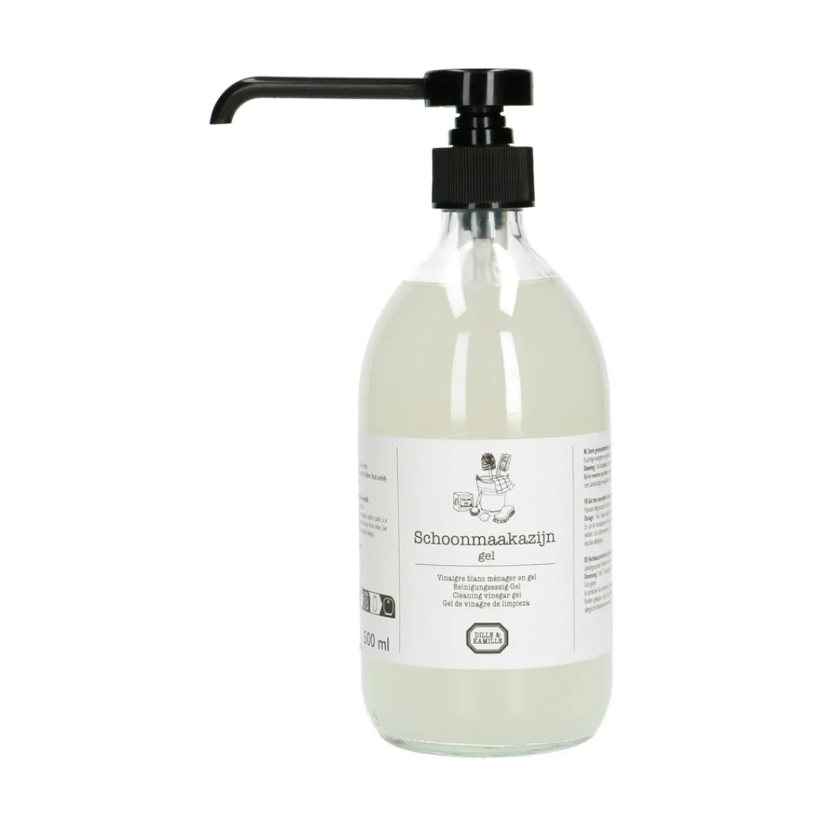 Schoonmaakmiddelen*DILLE & KAMILLE Schoonmaakazijn gel, 500 ml