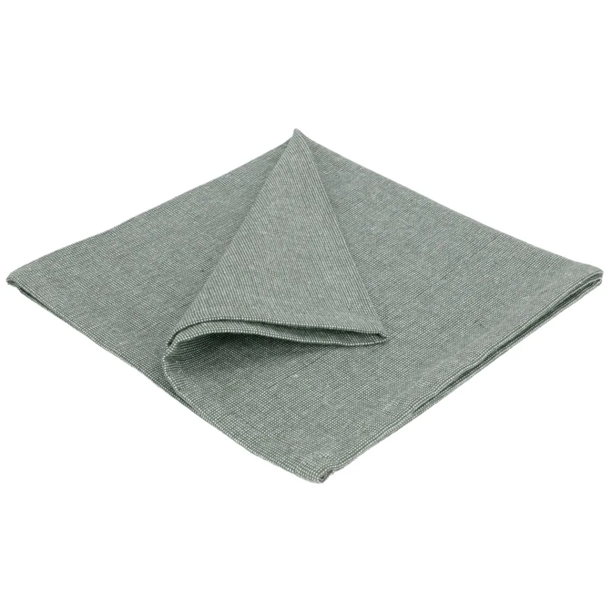 Servetten*DILLE & KAMILLE Servet, GOTS bio-katoen, groen, 40 x 40 cm