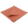 Servetten*DILLE & KAMILLE Servet, GOTS bio-katoen, roestbruin, 40 x 40 cm