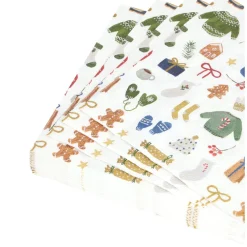 Servetten*DILLE & KAMILLE Servetten, papier, winteraccessoires, 33 x33 cm, 20 stuks