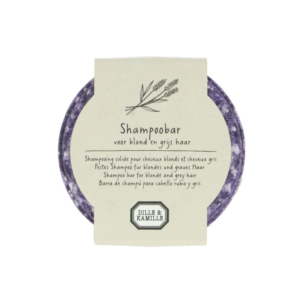 Shampoo Bars|Haarverzorging*DILLE & KAMILLE Shampoobar, Blond en grijs haar, 60G