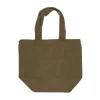 Canvas Tassen|Boodschappentassen*DILLE & KAMILLE Shopper, bio-katoen, donkergroen, 44 x 35 cm